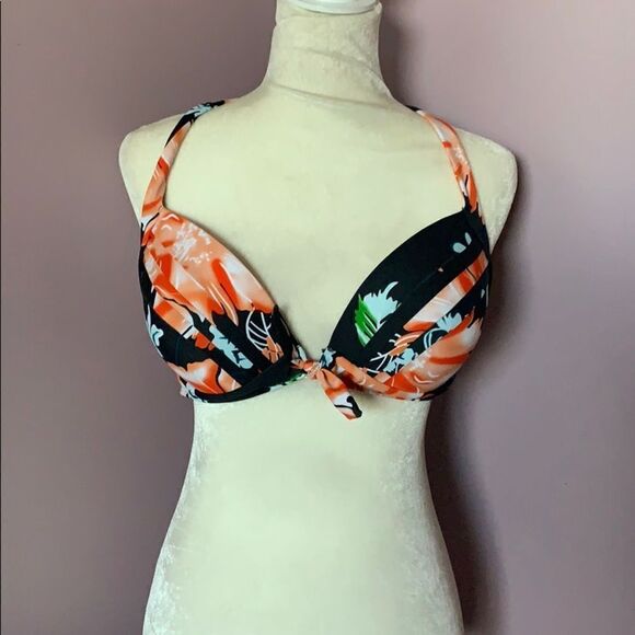 Soft cup tropical bikini top - Picture 1 of 4